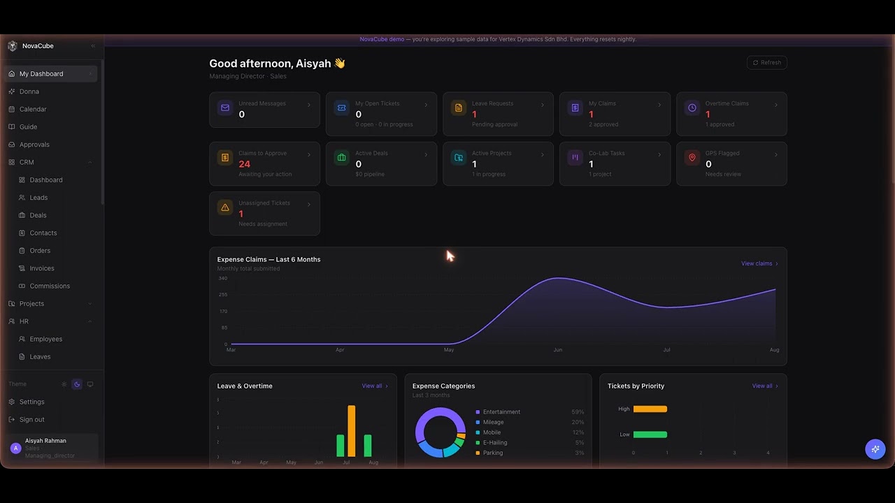 NovaCube in 90 Seconds — Getting Started